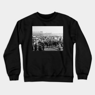 Atlantic City Beach, 1910. Vintage Photo Crewneck Sweatshirt